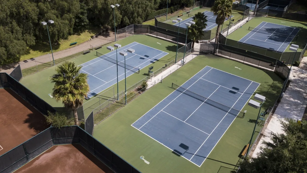 Pista de tenis del Club Polideportivo de Playa